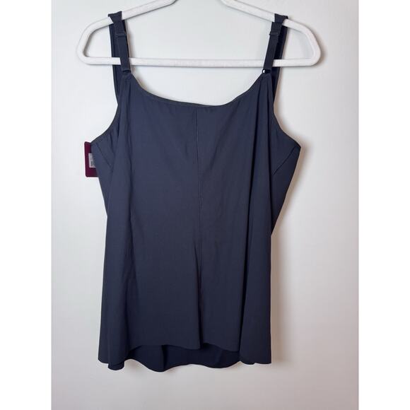 Anti x Proof Smoothing Camisole Tank A544676 Stretch Black Plus Size 3X NWT $50 - Picture 9 of 13